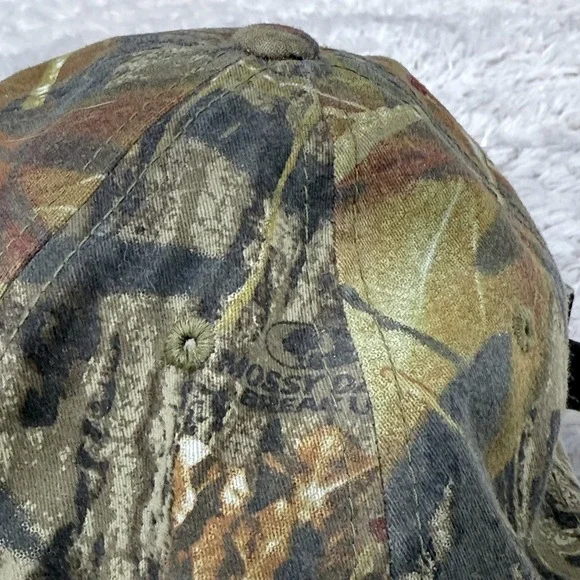 Texas A&M Aggies Hat Cap Strap Back Camo College Football Mens Mossy Oak Hunting - Picture 3 of 12